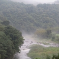 霧の広瀬滝