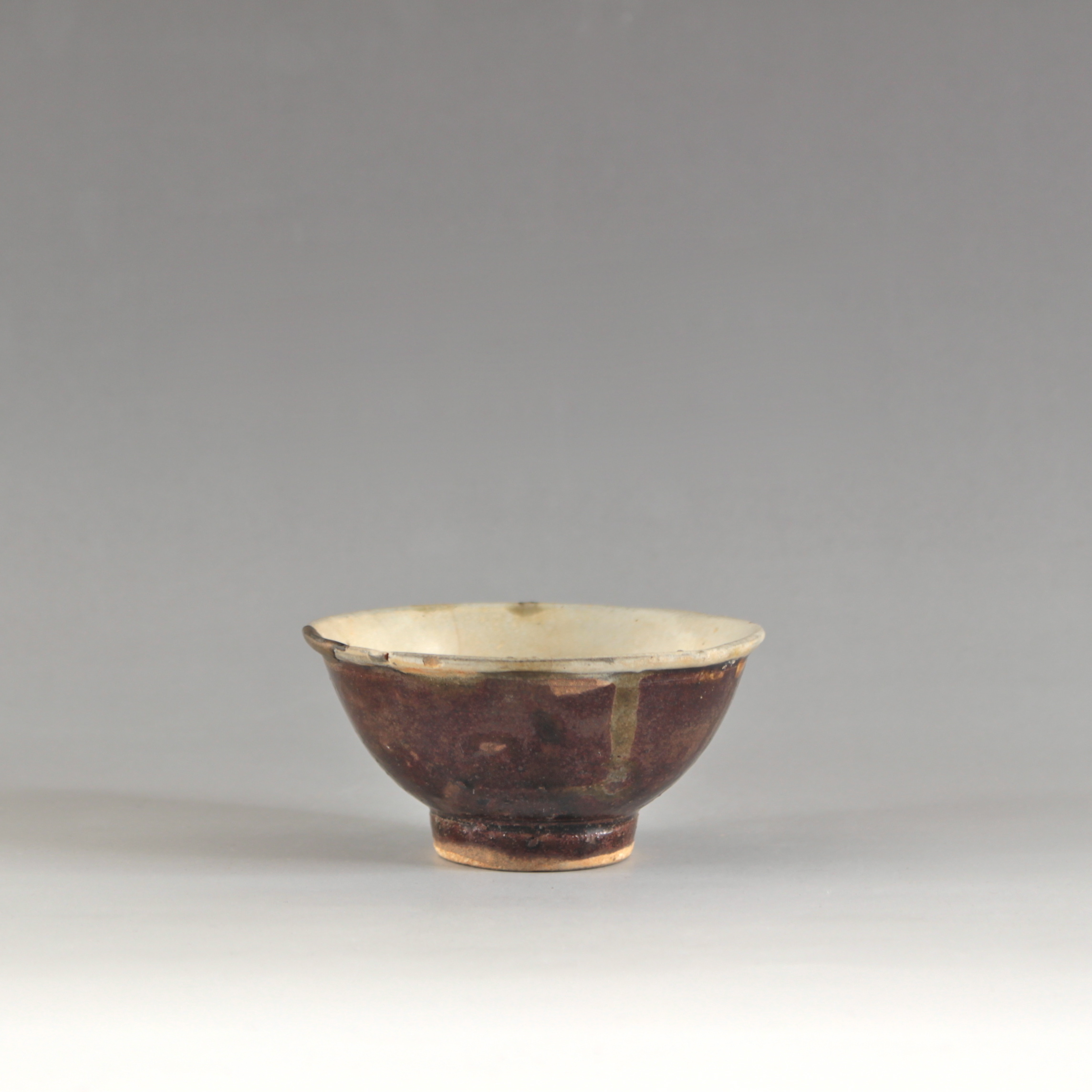 壺屋焼 緑釉掛 火入 筒茶碗 古美術 古琉球 琉球美術 古道具 アンティーク