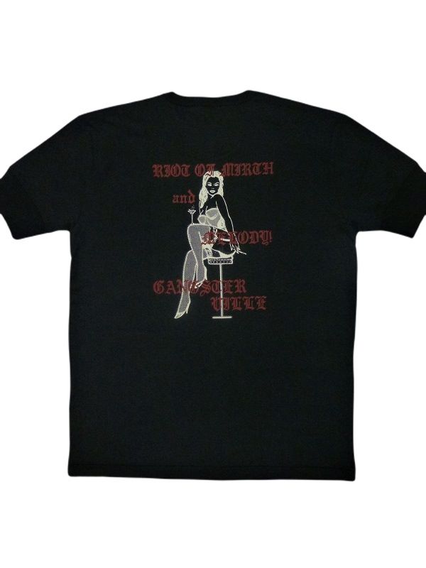 GANGSTERVILLE RIOT OF MIRTH-S/S HENRY NECK T-SHIRTS