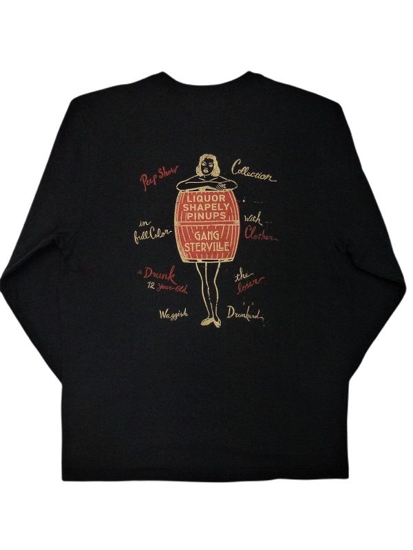GANGSTERVILLE SHAPELY PINUPS-L/S T-SHIRTS