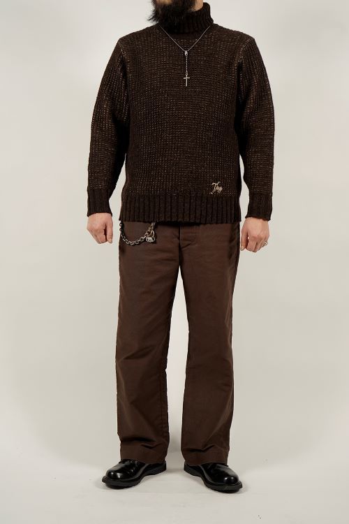 GANGSTERVILLE THUG-TURTLE NECK SWEATER THUG-45 TROUSERS