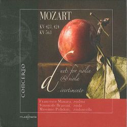モーツァルトの ヴァイオリンとヴィオラのための二重奏曲集 ほか モーツァルト