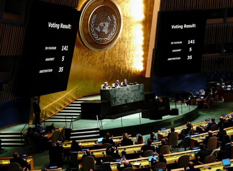 反対 国連 国 決議 ロシア非難の国連決議に賛成しなかった40ヶ国の背景