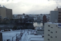 福井市内雪景色２