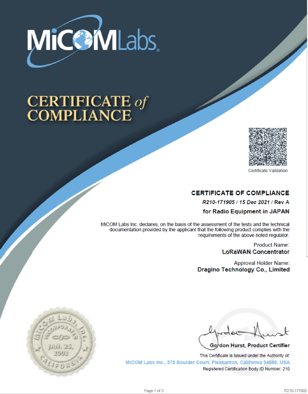 LIG16_TELEC_Certification_１