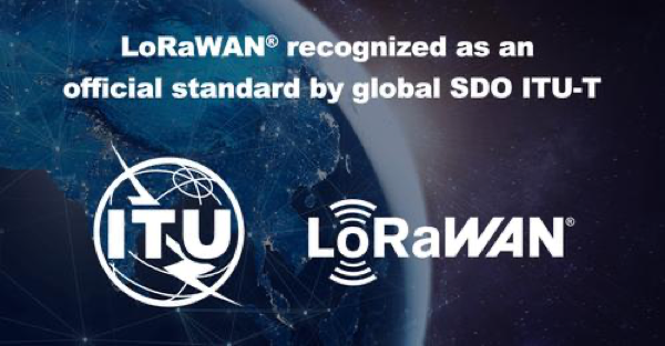 LoRaWAN®が低消費電力広域ネットワークのITU国際規格に正式認定
