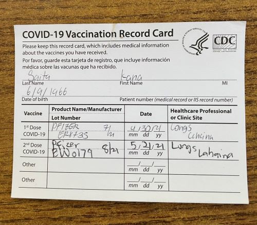 Vaccination Record