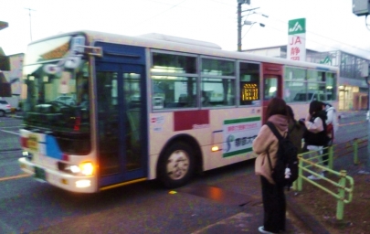 しずてつジャストラインバス竜爪山線瀬名新田行き西奈中学常葉大学静岡瀬名キャンパス入口