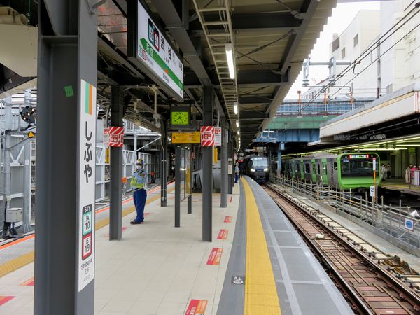 2020年5月30・31日の渋谷駅線路切替工事