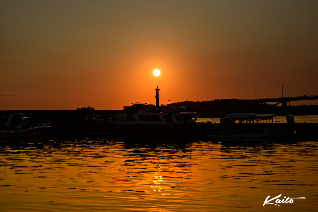 石垣島の夕日　久々です